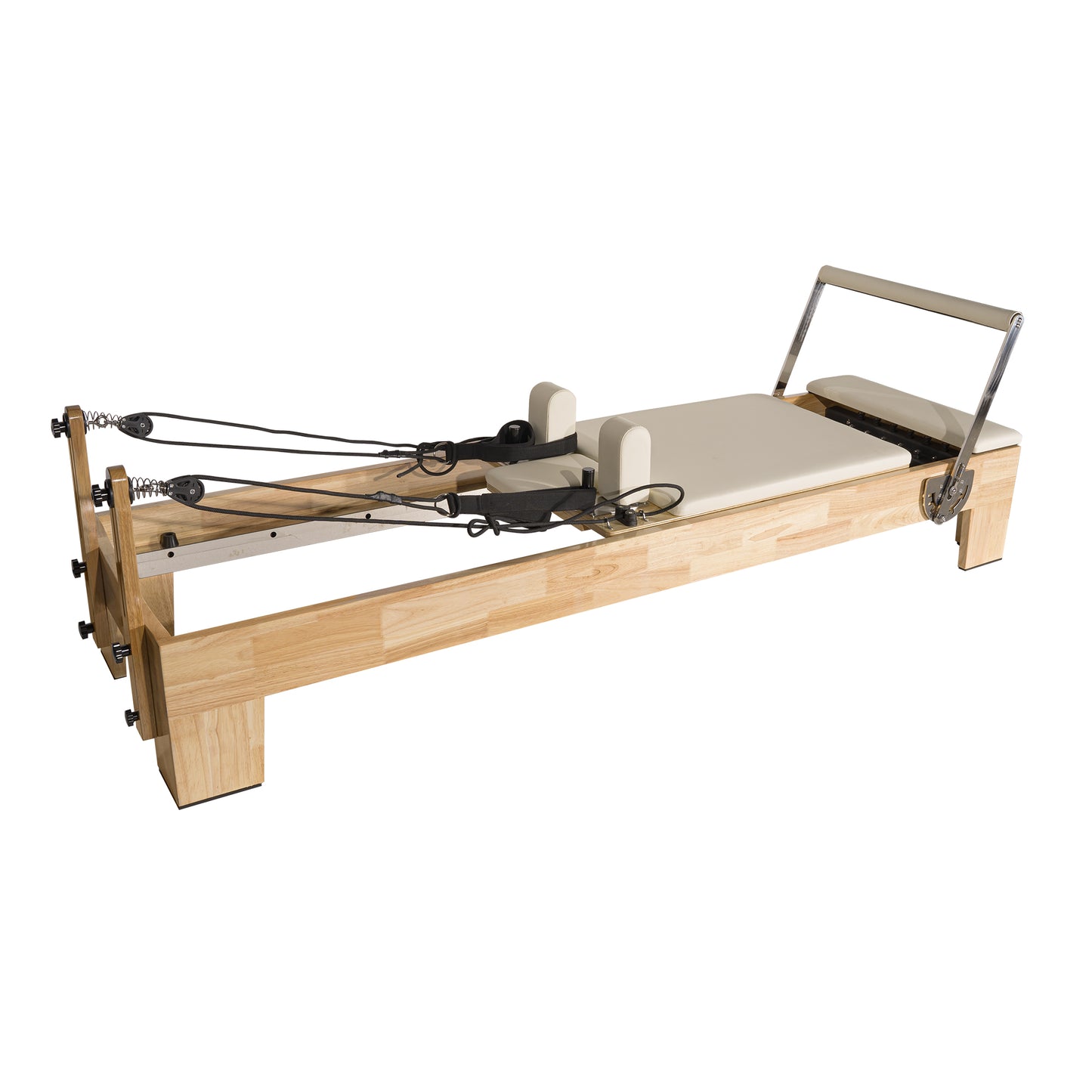 Classic Oak Pilates Reformer White