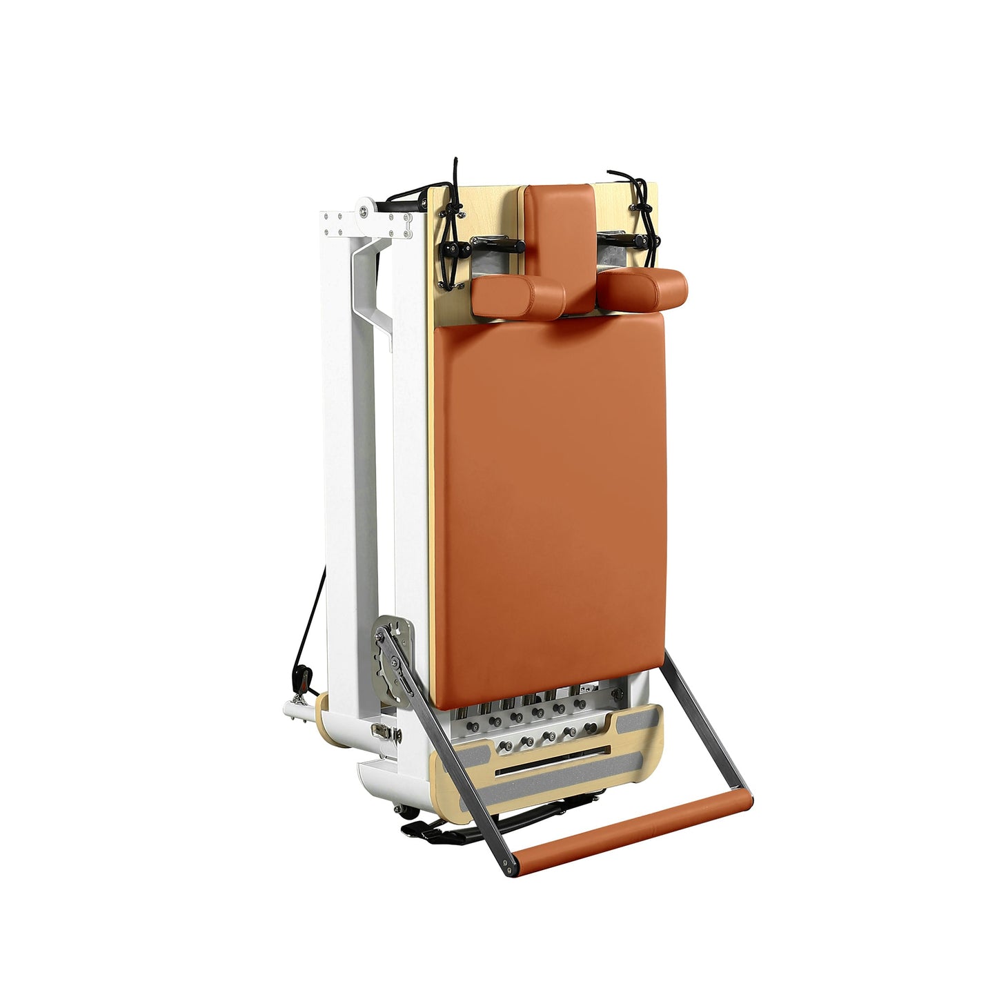 Zusammenklappbarer Pilates-Reformer aus Aluminiumlegierung, Orange